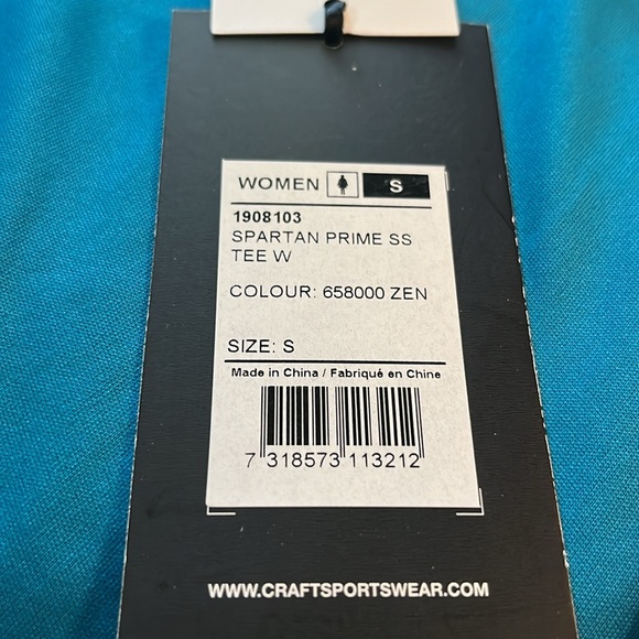 NWT’s Craft “Spartan” UPF 25+ short sleeve athletic shirt - Picture 10 of 11